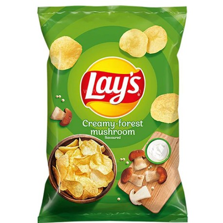 LAYS Creamy Forest Mushroom 130g X21