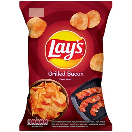 LAYS Grilled Bacon 130g X21