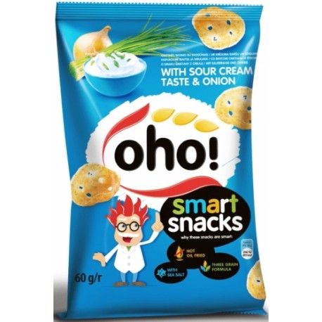 OHO Smart Pack Sour cream taste Snacks 60g X28
