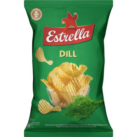 ESTRELLA Dill flavour Chips 130g X20